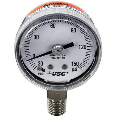 Vulcan Hart Pressure Gauge 855954-1